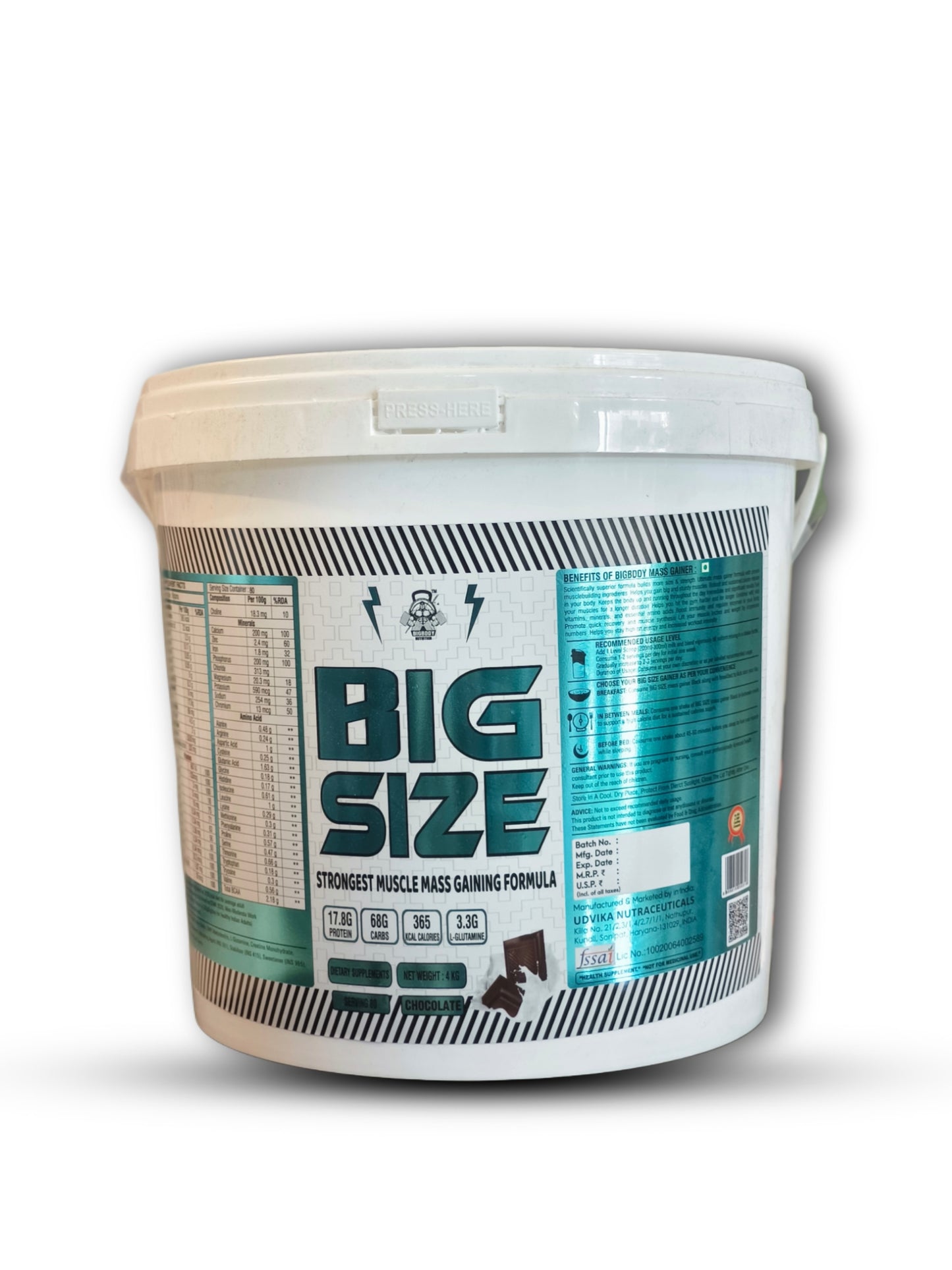 BIGBDDY BIGSIZE  CHOCOLATE FLAVOUR