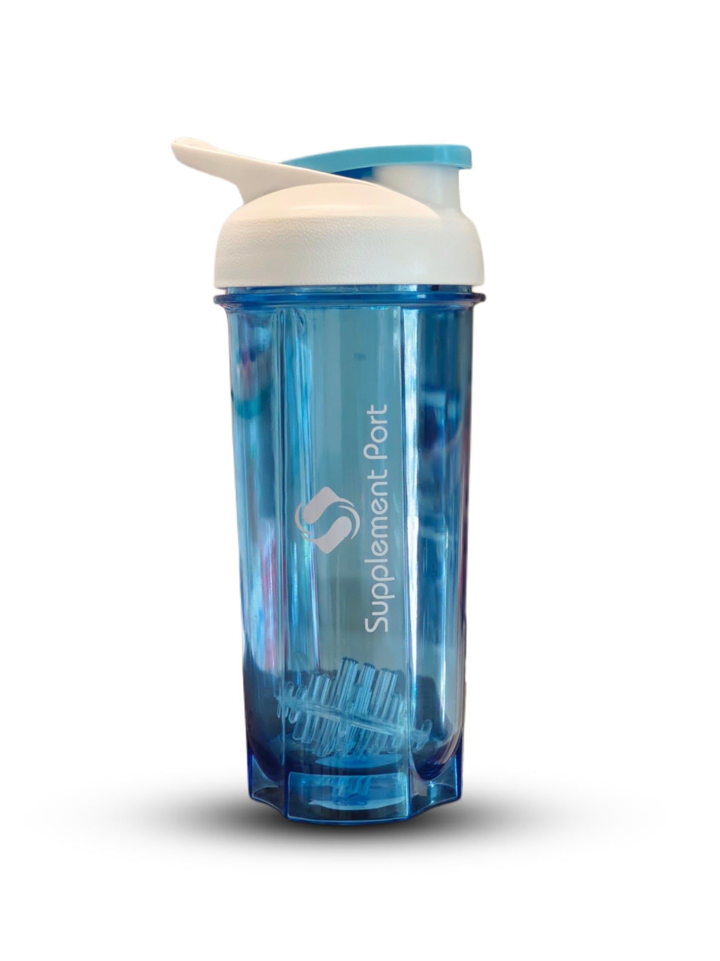 Supplement Port Gym Protein Shaker  Durable Mixing Bottle with Flip Lid (MAY DELIVER ANY COLOR)