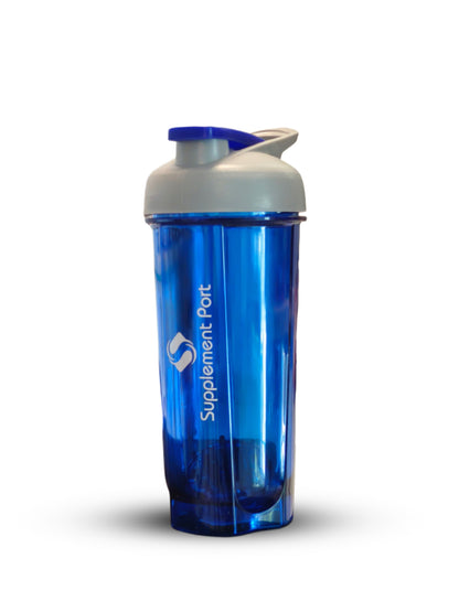 Supplement Port Gym Protein Shaker  Durable Mixing Bottle with Flip Lid (MAY DELIVER ANY COLOR)