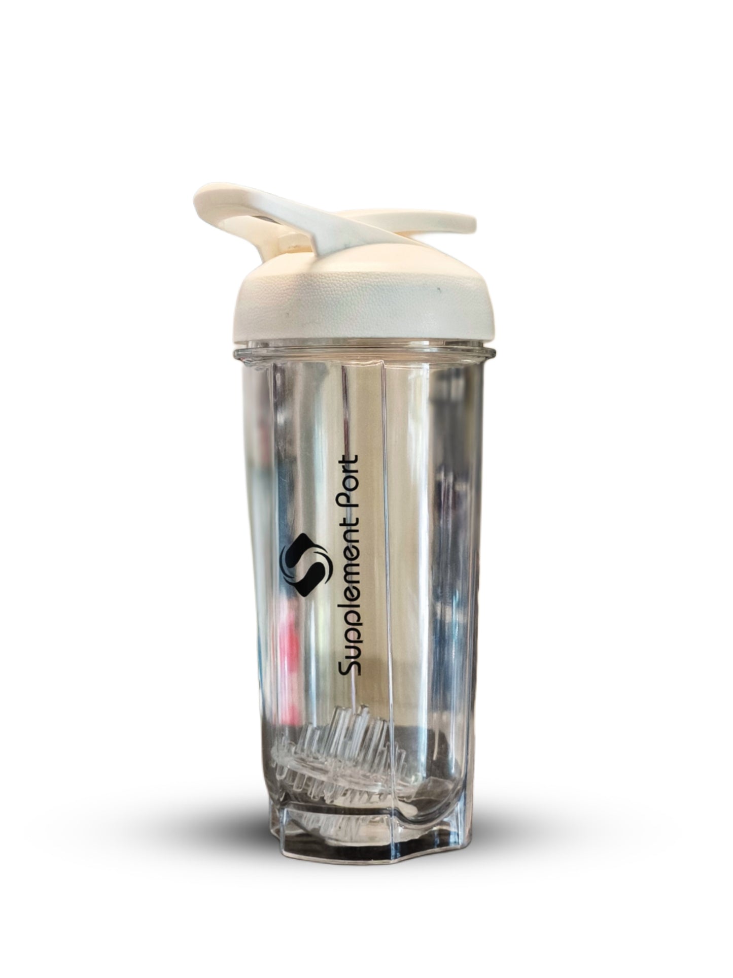 Supplement Port Gym Protein Shaker  Durable Mixing Bottle with Flip Lid (MAY DELIVER ANY COLOR)