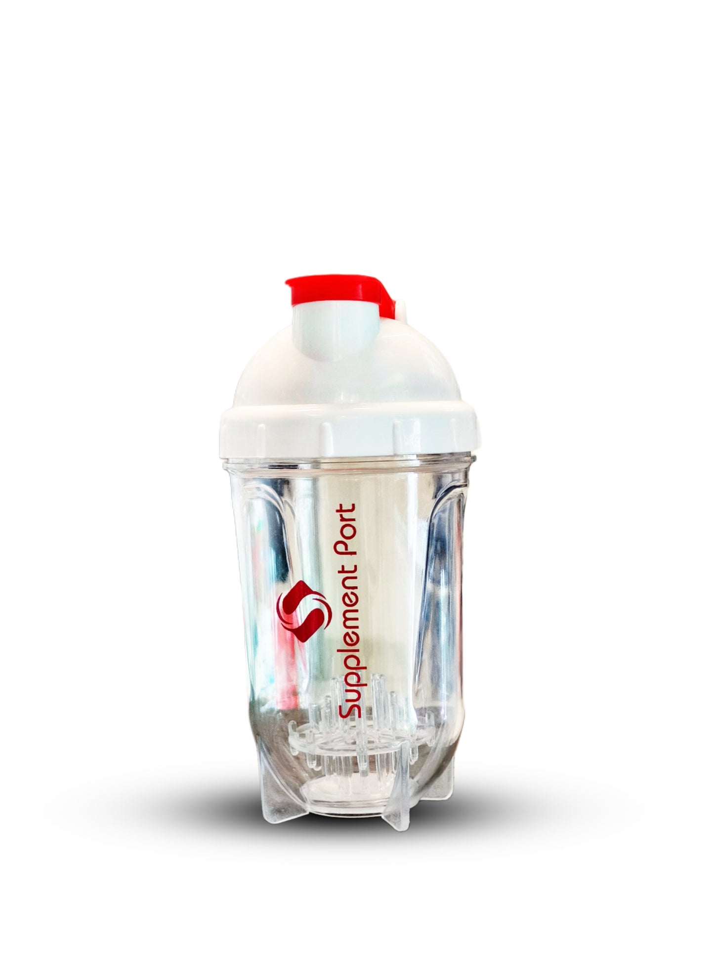 Supplement Port Gym Protein Shaker  Durable Mixing Bottle with Flip Lid (MAY DELIVER ANY COLOR)