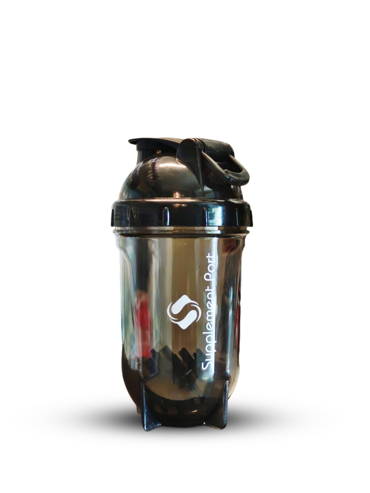 Supplement Port Gym Protein Shaker  Durable Mixing Bottle with Flip Lid (MAY DELIVER ANY COLOR)