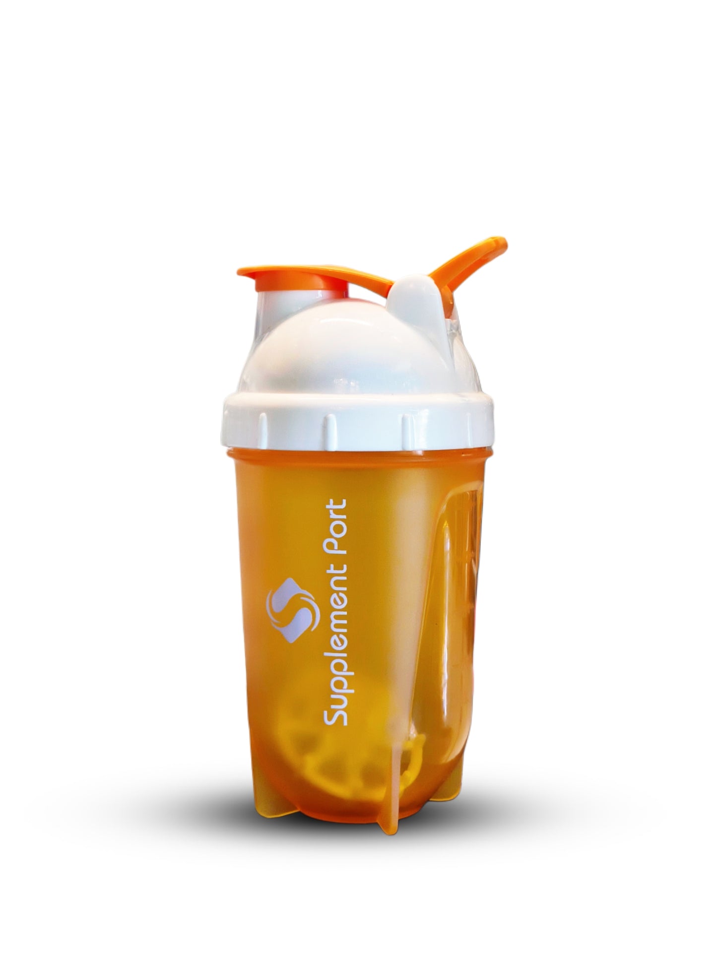 Supplement Port Gym Protein Shaker  Durable Mixing Bottle with Flip Lid (MAY DELIVER ANY COLOR)