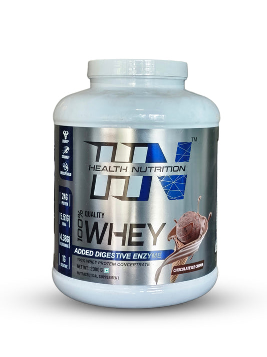 HEALTH NUTRITION 100% WHEY 2 KG CHOCOLATE FLAVOUR