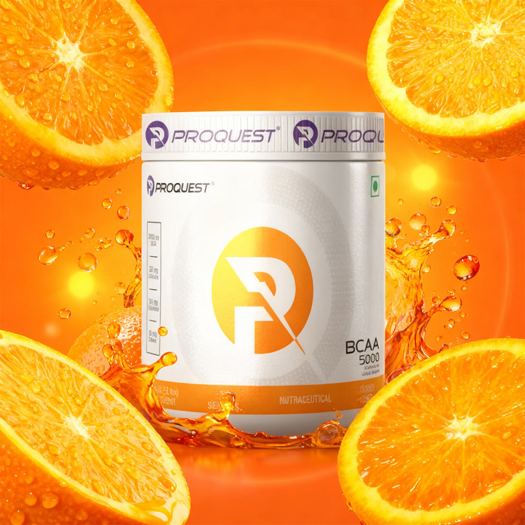 PROQUEST NUTRITION BCAA 5000, 5G BCAAS IN 2:1:1 OPTIMAL RATIO (240g, 30 SERVING) LEMON ZIST FLAVOUR