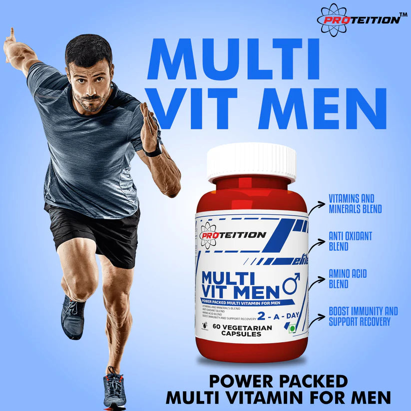 PROTEITION Multi Vit Men – 60 Vegetarian Capsules