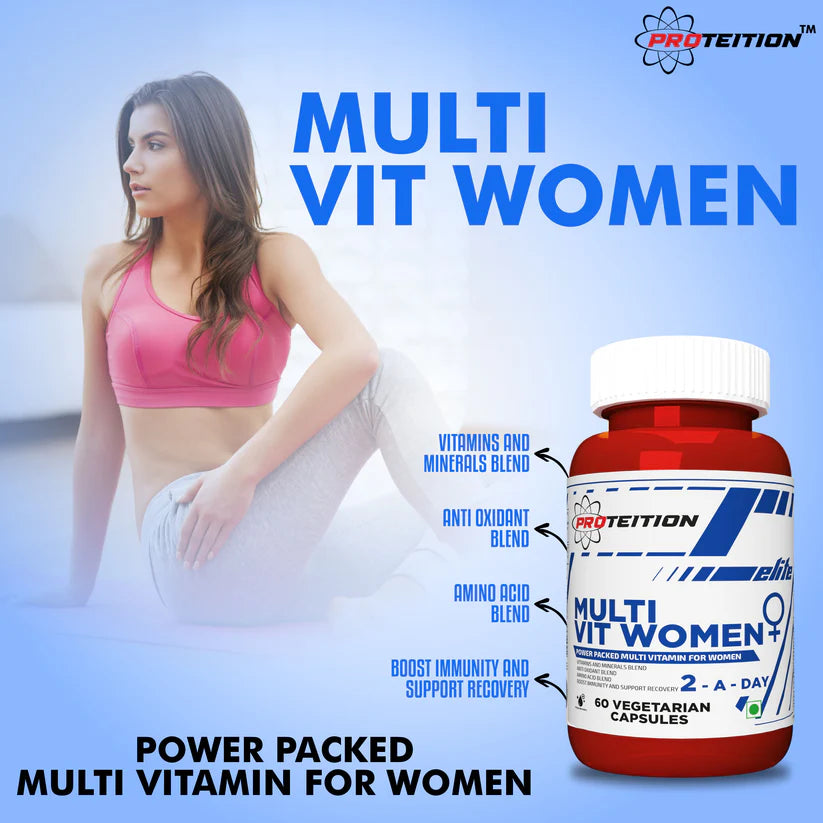 PROTEITION Multi Vit Women – 60 Vegetarian Capsules