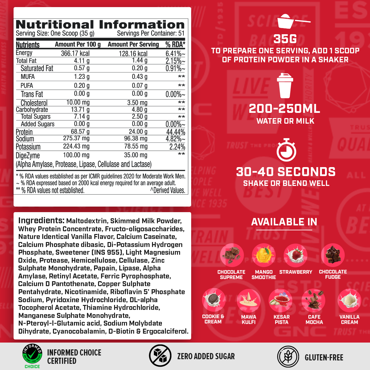 GNC PRO PERFORMANCE 100% WHEY PROTIEN , 4 LBS CHOCOLATE
