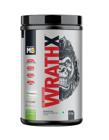 MUSCLEBLAZE PREWORKOUT WrathX 340 GM