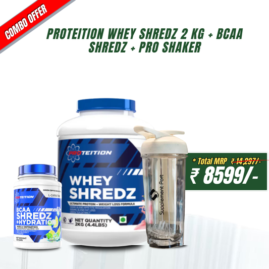 PROTEITION WHEY SHREDZ 2 KG | BCAA SHREDZ  | PRO SHAKER
