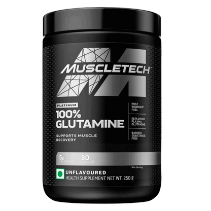 MUSCLETECH PLATINUM 100% GLUTAMINE 250G
