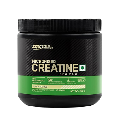 Optimum Nutrition (ON) Micronized Creatine Powder - 250 Gram, 83 Serves, 3g