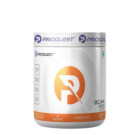 PROQUEST NUTRITION BCAA 5000, 5G BCAAS IN 2:1:1 OPTIMAL RATIO (240g, 30 SERVING) LEMON ZIST FLAVOUR