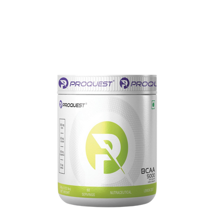 PROQUEST NUTRITION BCAA 5000, 5G BCAAS IN 2:1:1 OPTIMAL RATIO (240g, 30 SERVING) LEMON ZIST FLAVOUR