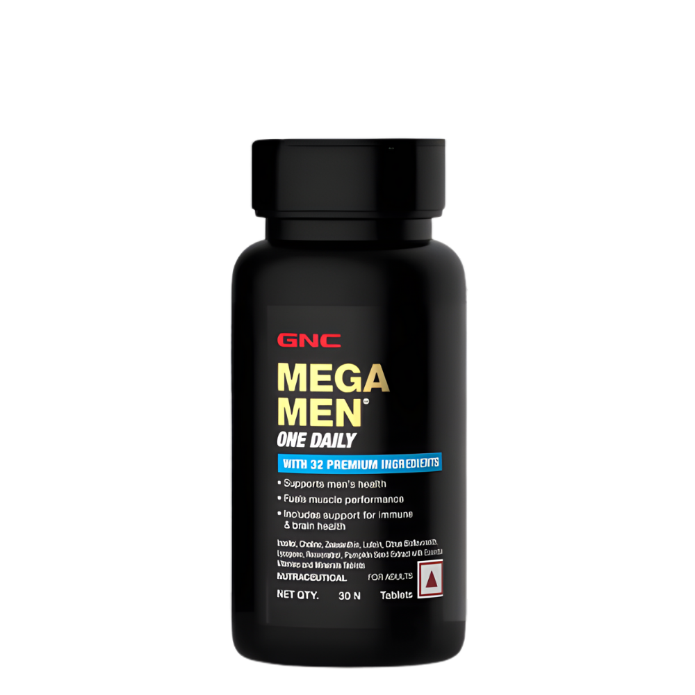 GNC MEGA MEN ONE DAILY MULTIVITAMINE 30 TABLETS