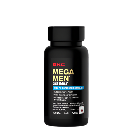 GNC MEGA MEN ONE DAILY MULTIVITAMINE 30 TABLETS
