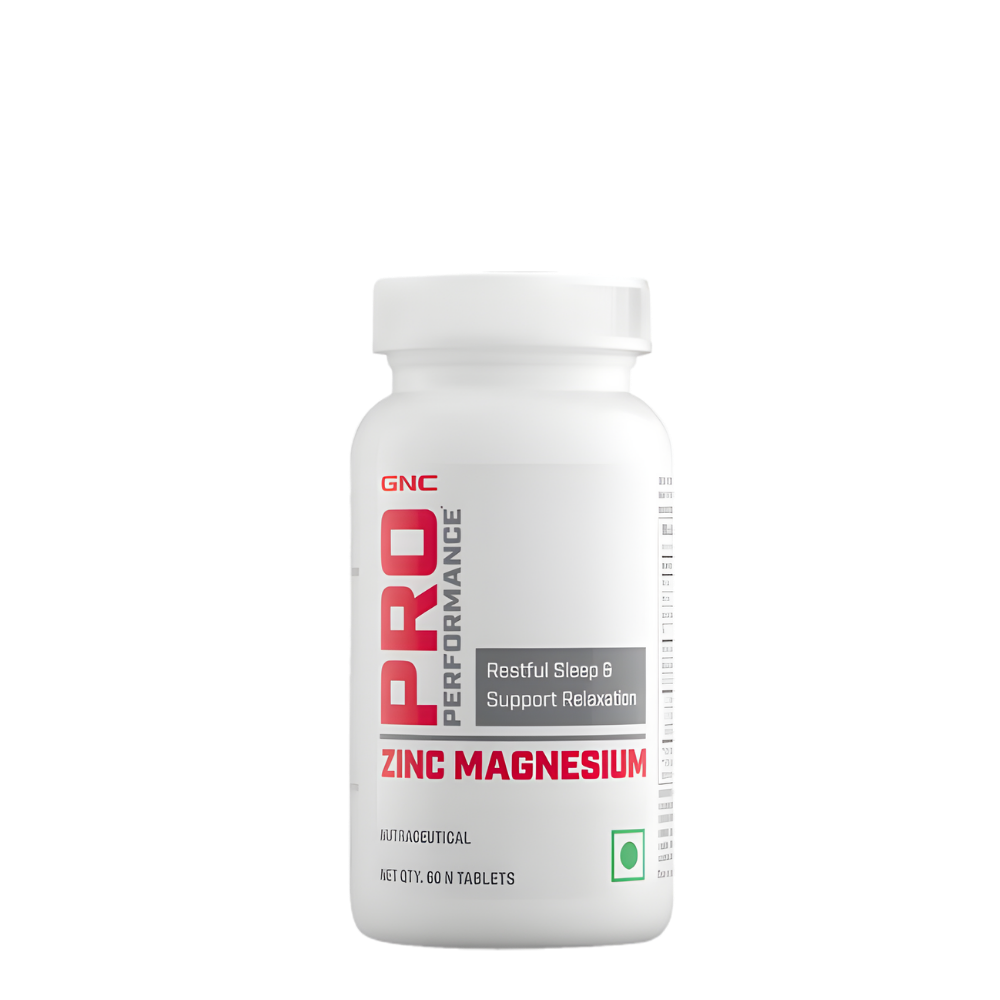 GNC PRO PERFORMANCE ZINC MAGNESIUM AMINO COMPLAEX  PROMOTES RESTFULL SLEEP  60 TABLETS