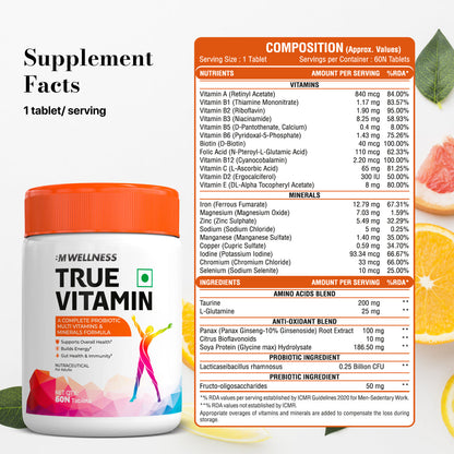 True Vitamin Multivitamin 60 tab