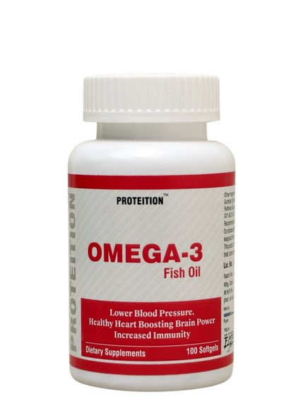 PROTEITION OMEGA-3 FISH OIL 100 SOFTGEL