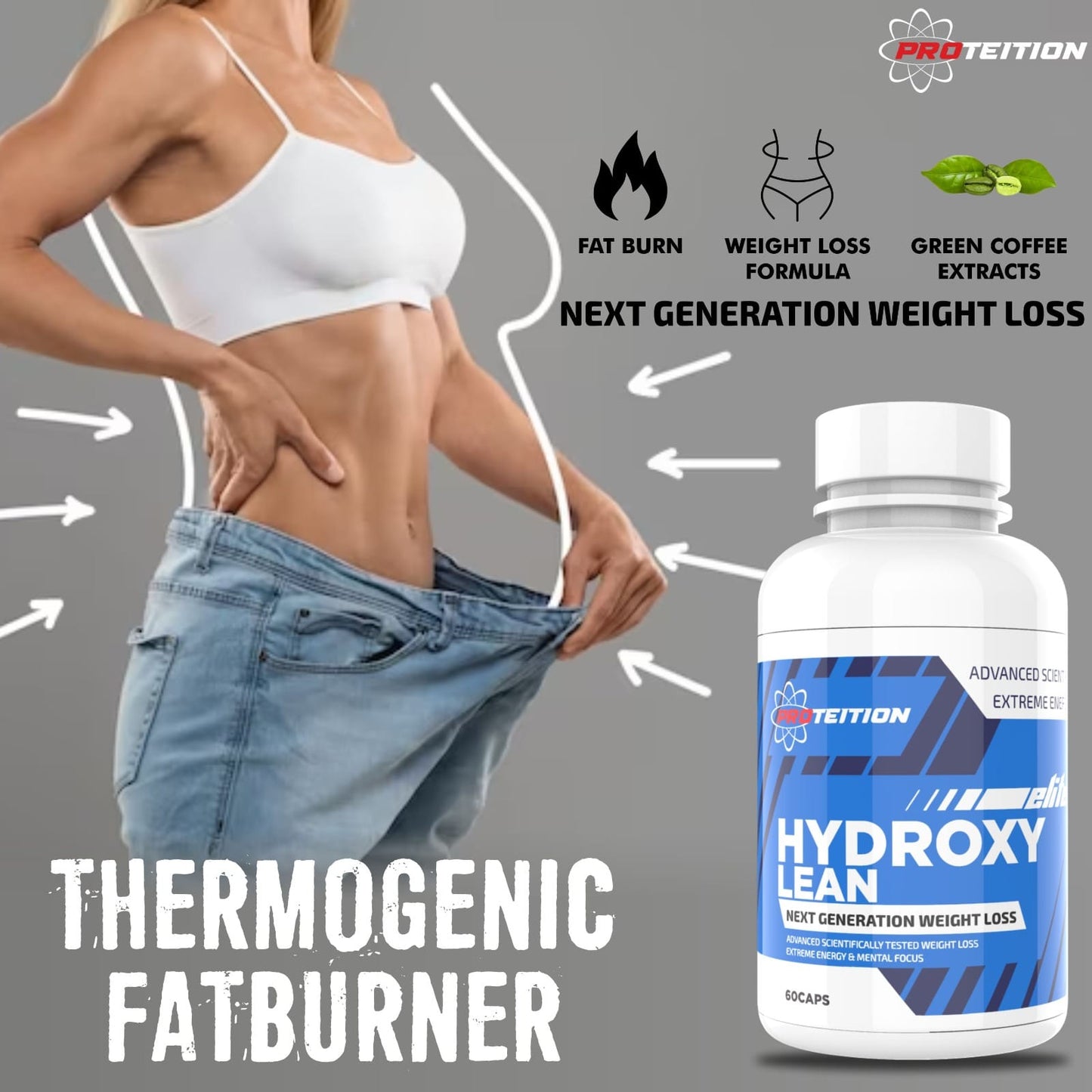 Proteition Hydroxy Lean (60 Caps)