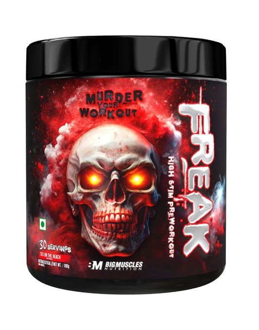 BIG MUSCLES FREAK PRE WORKOUT  180 GM