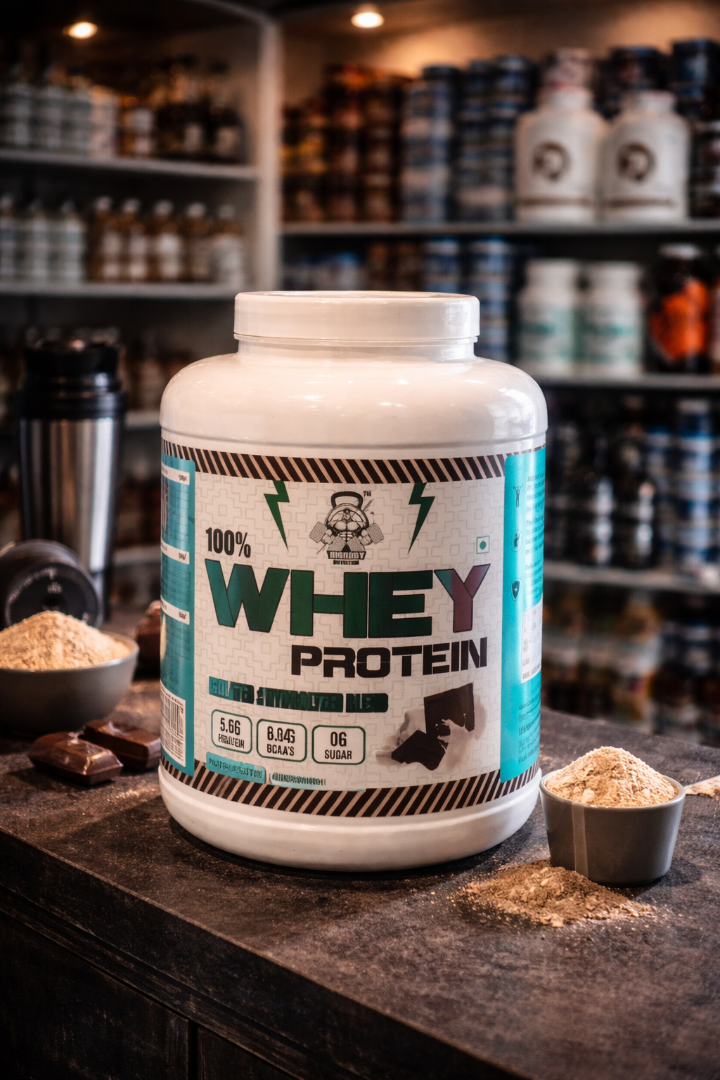 BIGBDDY 100% WHEY PROTEIN CHOCOLATE FLAVOUR