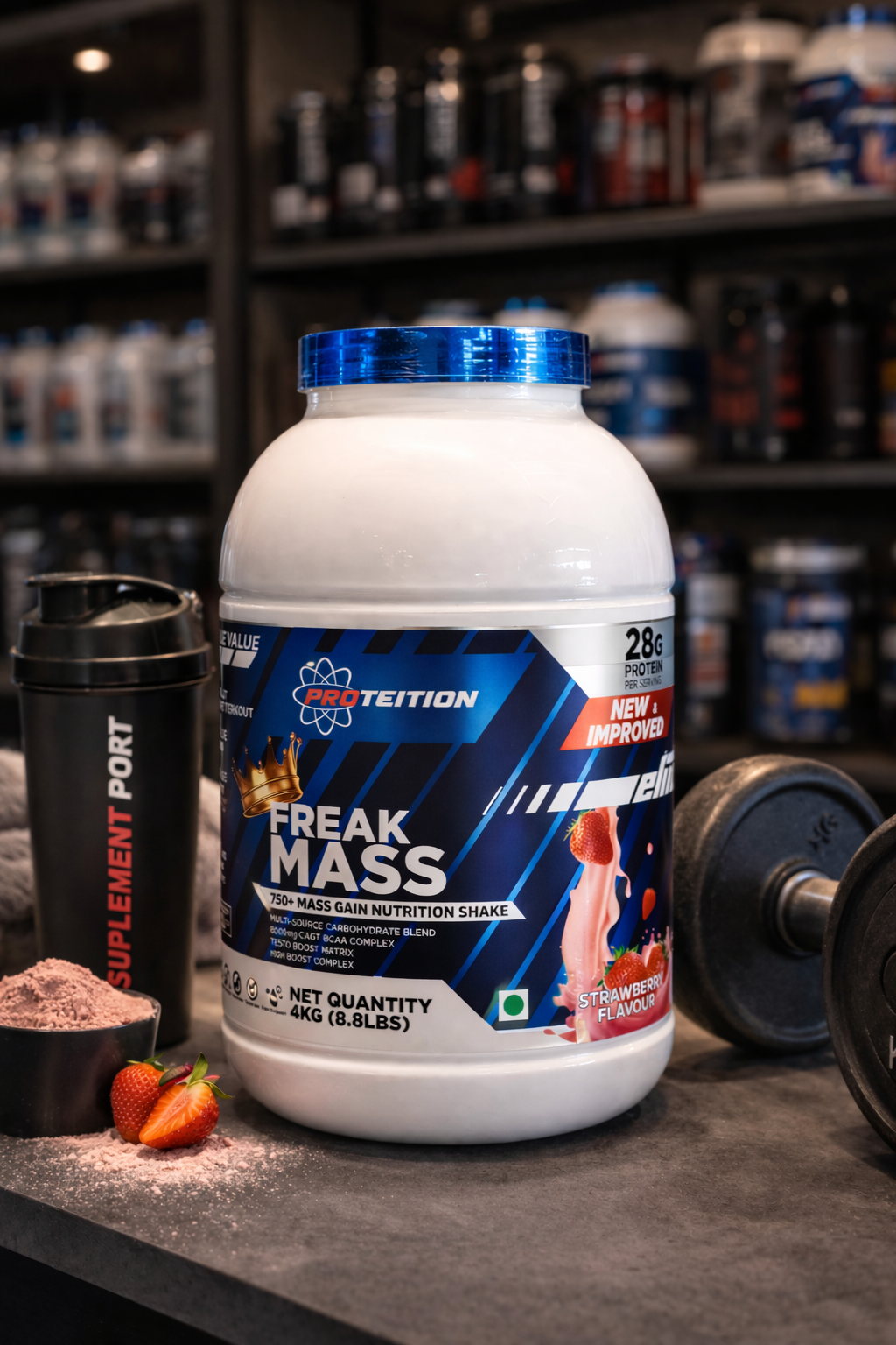 PROTEITION FREAK MASS 4 KG |  BIO CREATINE 100 GM |  PRO SHAKER