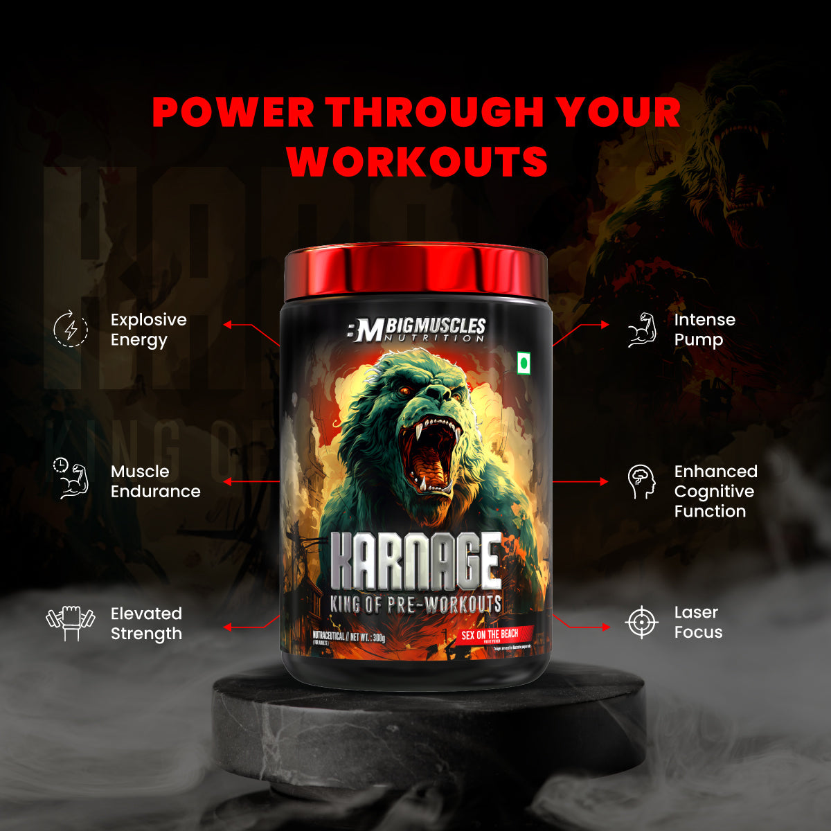 BIG MUSCLE RED KARNAGE  30 SER
