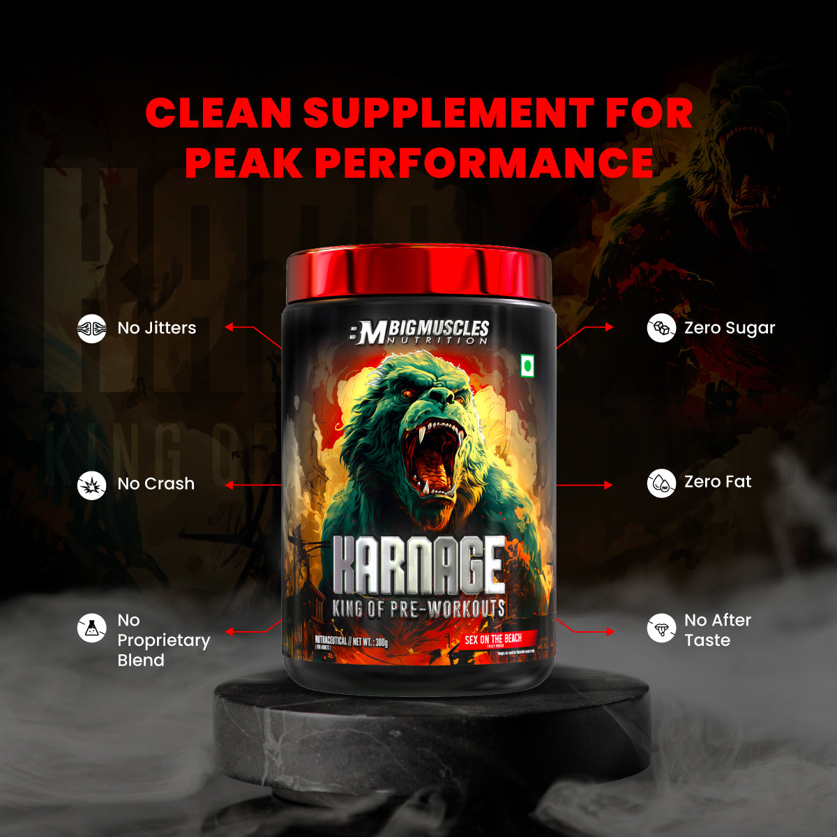BIG MUSCLE RED KARNAGE  30 SER