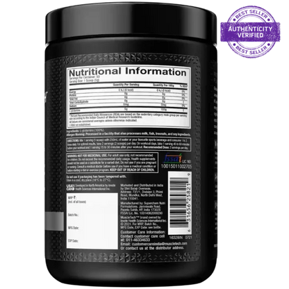 MUSCLETECH PLATINUM 100% GLUTAMINE 250G