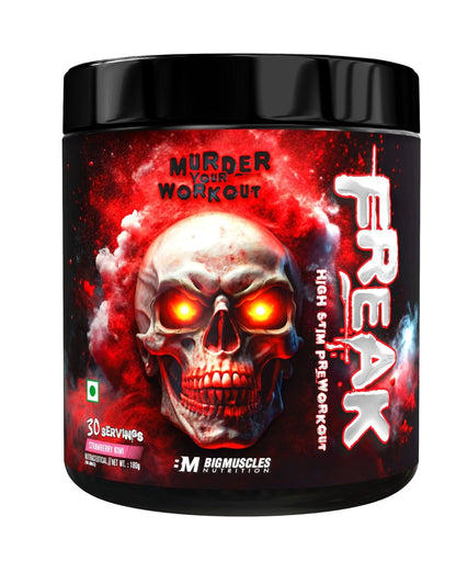 BIG MUSCLES FREAK PRE WORKOUT  180 GM
