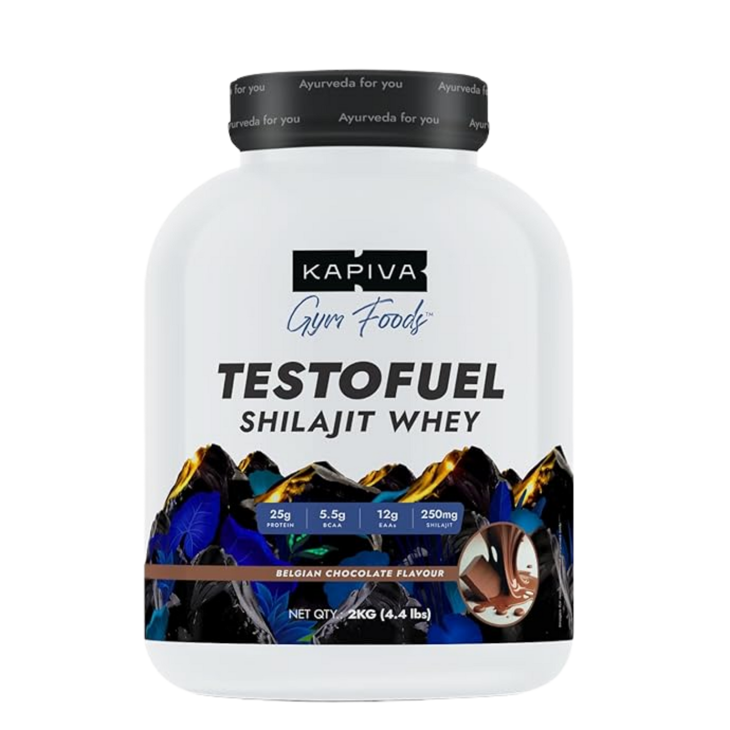KAPIVA TESTOFUEL  SHILAJIT  WHEY 2 KG CHOCOLATE FLAVOUR