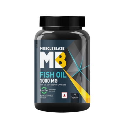 MUSCLE BLAZE FISH OIL 60 CAP
