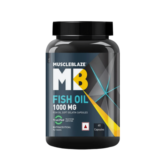 MUSCLE BLAZE FISH OIL 60 CAP