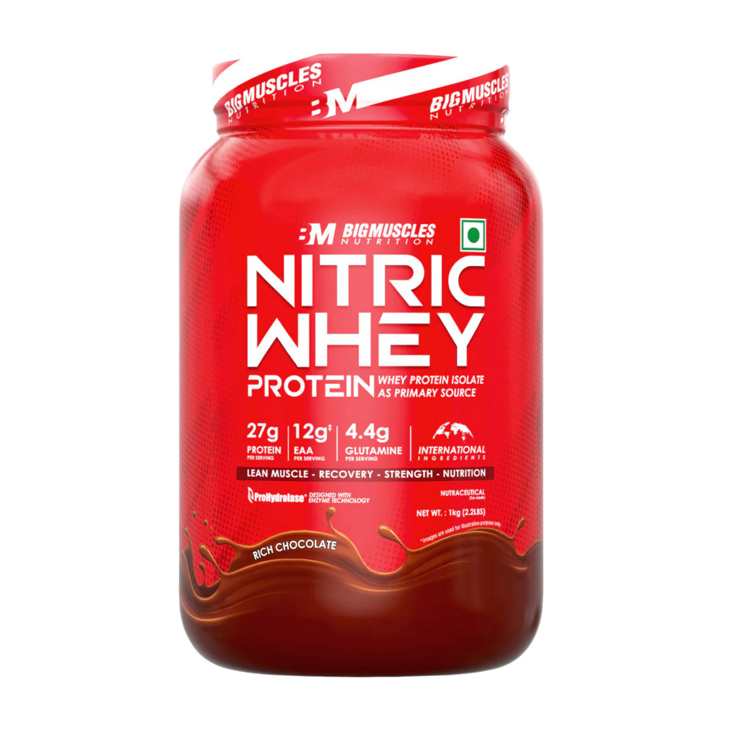 BIG MUSCLE NITRIC WHEY PROTEIN 1 KG