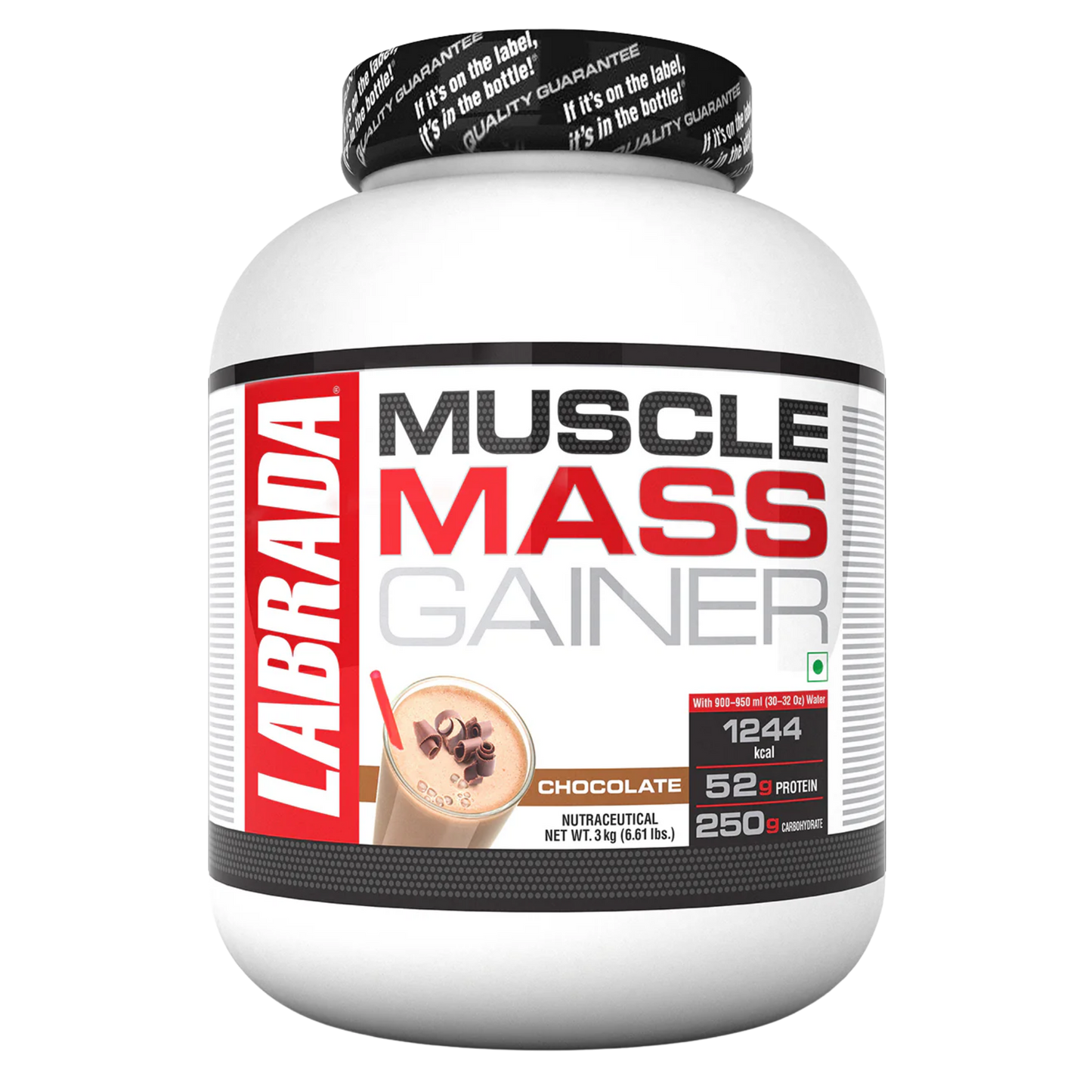 LABRADA MUSCLE MASS GAINER - CHOCOLATE - 5KG