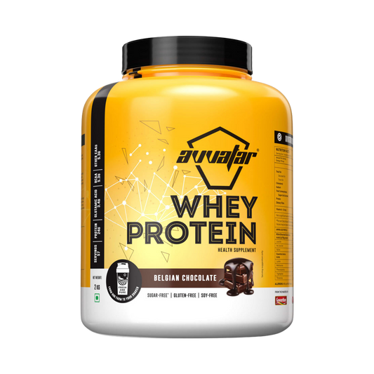 AVVTAR WHEY PROTEIN  2 KG Belgian Chocolate Flavour